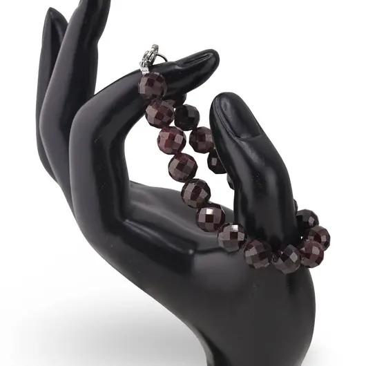 Bratara Granat sfere fatetate 8-9mm, imagine 2