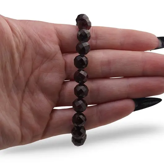 Bratara Granat sfere fatetate 8-9mm, imagine 3
