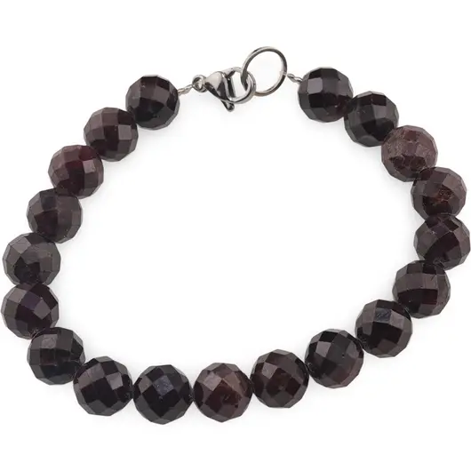 Bratara Granat sfere fatetate 8-9mm
