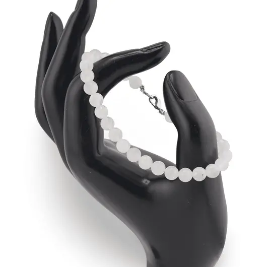 Bratara Piatra lunii sfere 5-6mm, imagine 2