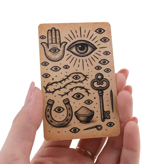 Card amuleta Anti-Deochi si Invidie, imagine 3