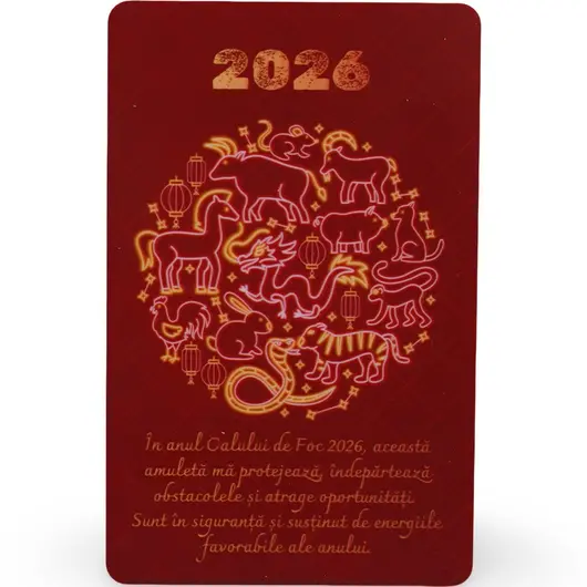 Card Feng Shui zodia Maimuta, amuleta pentru sustinerea energiilor favorabile in anul 2026, imagine 2
