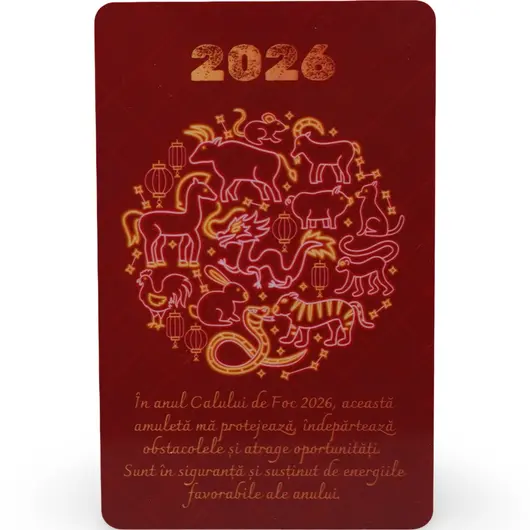 Card Feng Shui zodia Sarpe, amuleta pentru sustinerea energiilor favorabile in anul 2026, imagine 2