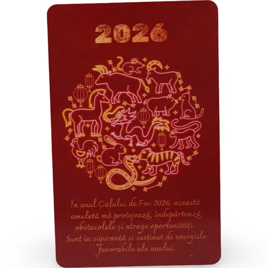Card Feng Shui zodia Tigru, amuleta pentru sustinerea energiilor favorabile in anul 2026, imagine 2