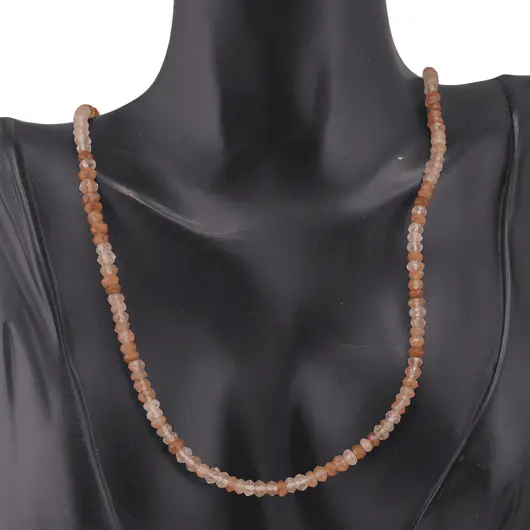 Colier Cuart tangerin discuri fatetate 4mm si argint 925, imagine 2