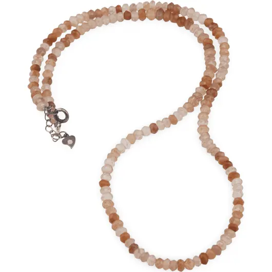 Colier Cuart tangerin discuri fatetate 4mm si argint 925