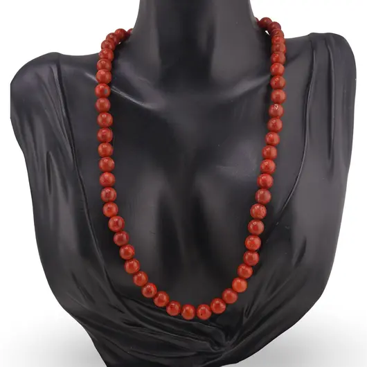 Colier Pasta de coral sfere 8mm, imagine 2