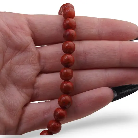 Colier Pasta de coral sfere 8mm, imagine 3