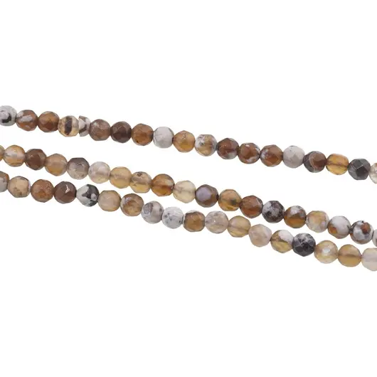 Sirag Agat maro patat sfere fatetate 4mm, 36-37cm, imagine 2