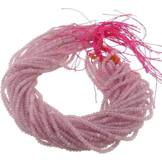 Sirag Cuart roz discuri fatetate 4mm, 34-35cm