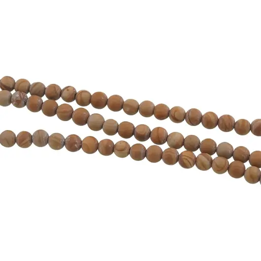 Sirag Jasp tigerskin sfere 4mm, 37-38cm, imagine 2