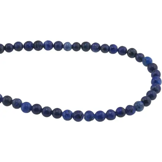 Sirag Lapis lazuli sfere 4-5mm, 36cm, imagine 2