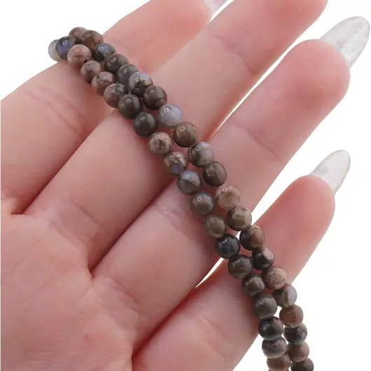 Sirag Que Sera sfere fatetate 4-5mm, 39cm, imagine 3