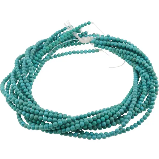 Sirag Turcoaz sfere 4mm, 39-40cm