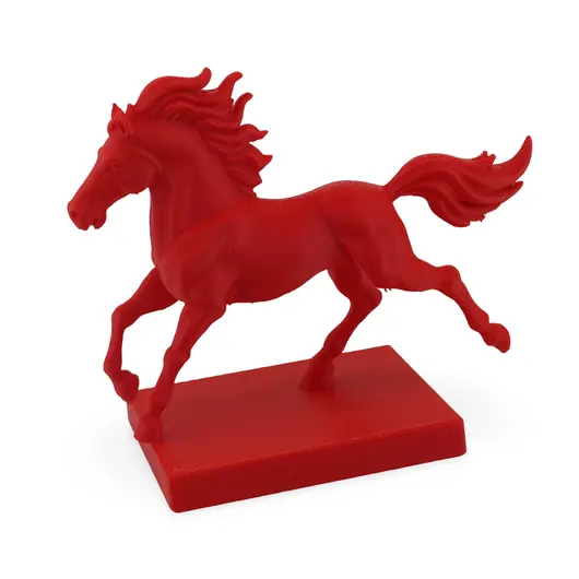 Statueta feng shui Calul de foc cu baza patrata - 11,5cm