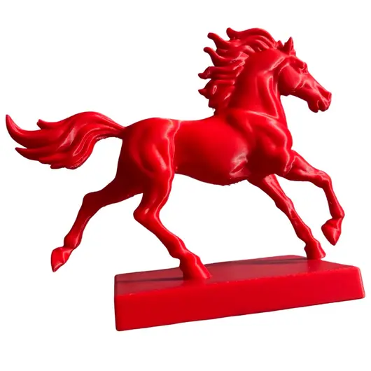 Statueta feng shui Calul de foc cu baza patrata, 15cm, imagine 5