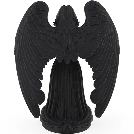 Statueta Inger protectiv gravat, 14,5cm - negru, imagine 2
