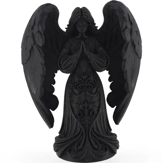 Statueta Inger protectiv gravat, 14,5cm - negru