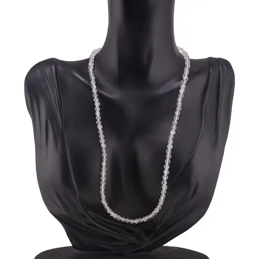 Colier Cristal de stanca sfere 4mm, imagine 2