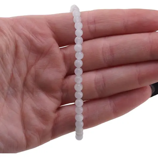 Bratara Acvamarin sfere 4mm, imagine 3