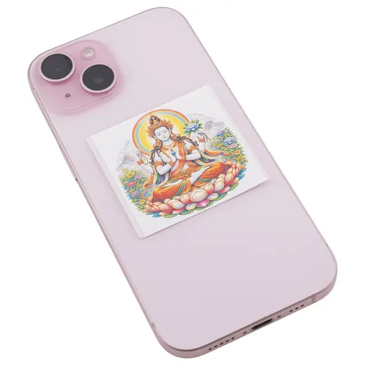 Abtibild sticker Feng Shui cu Chenrezig (Avalokiteshvara), imagine 2