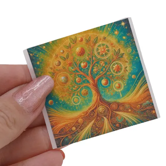 Abtibild sticker Feng Shui cu Copacul Vietii pentru echilibrare, imagine 3