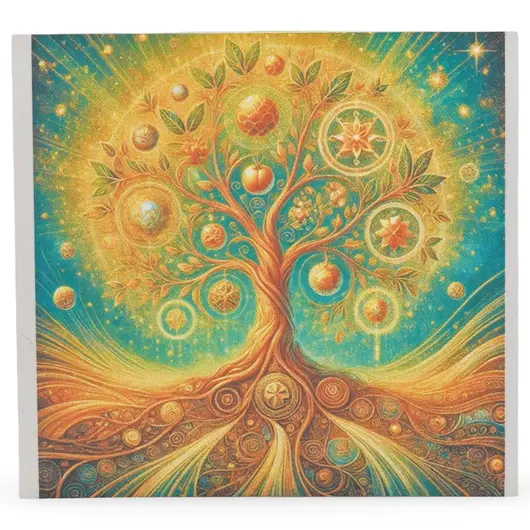 Abtibild sticker Feng Shui cu Copacul Vietii pentru echilibrare