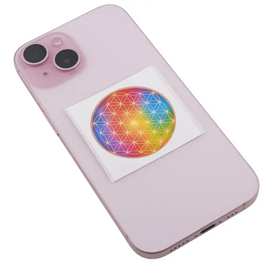 Abtibild sticker Feng Shui cu Floarea vietii, imagine 2