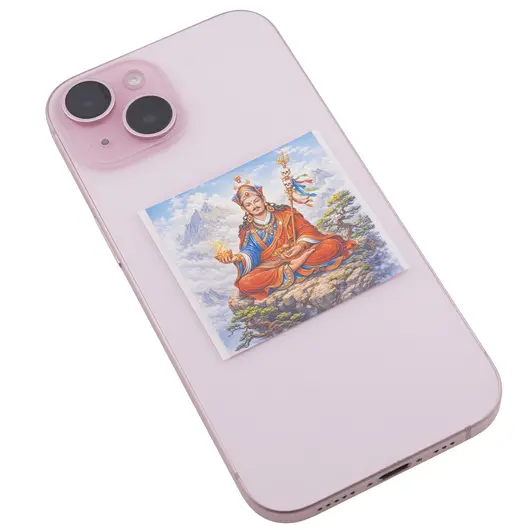 Abtibild sticker Feng Shui cu Guru Rinpoche in meditatie, imagine 2