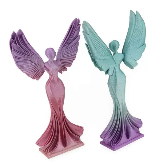 Decoratiune Inger model minimalist, multicolor - 20cm, imagine 2