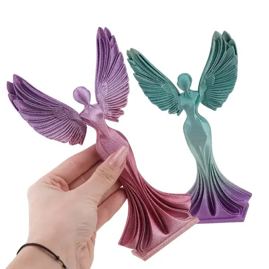 Decoratiune Inger model minimalist, multicolor - 20cm, imagine 3