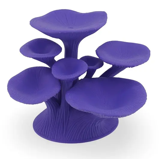 Suport pentru cristale model ciuperca - mov