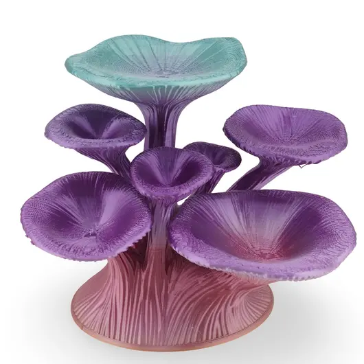 Suport pentru cristale model ciuperca - multicolor