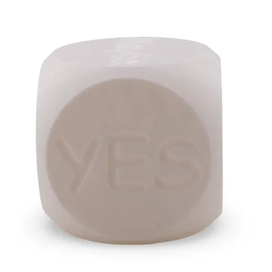 Zar decizional Yes / No / Maybe - Raspuns rapid pentru alegeri, alb, imagine 2