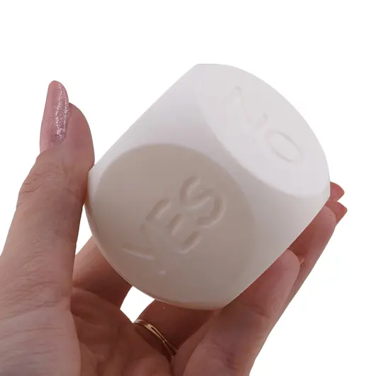 Zar decizional Yes / No - Raspuns rapid pentru alegeri, alb, imagine 3