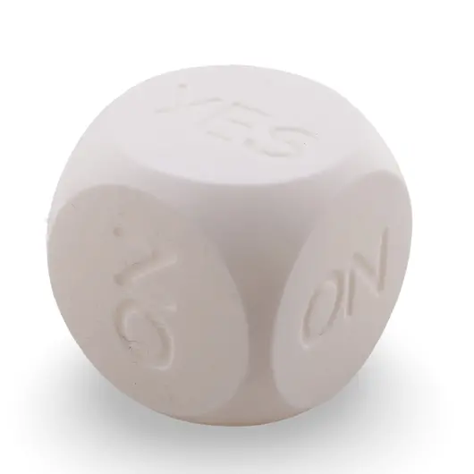 Zar decizional Yes / No - Raspuns rapid pentru alegeri, alb