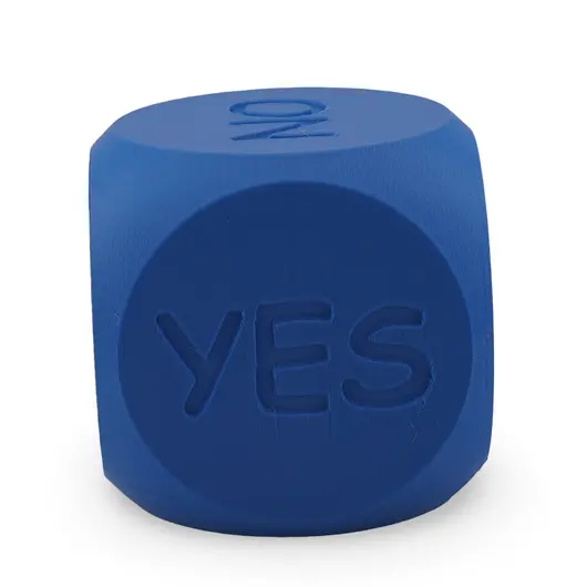 Zar decizional Yes / No - Raspuns rapid pentru alegeri, albastru, imagine 2