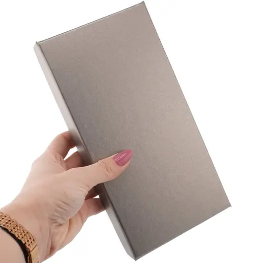 Cutie pentru cadou / bijuterii, argintie - 21,5cm, imagine 2