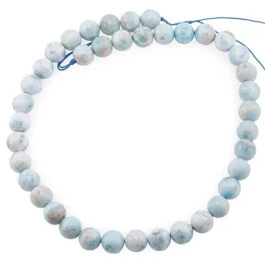 Sirag Larimar sfere 10mm, 39cm