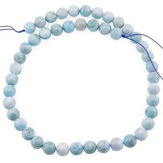 Sirag Larimar sfere 8mm, 39cm