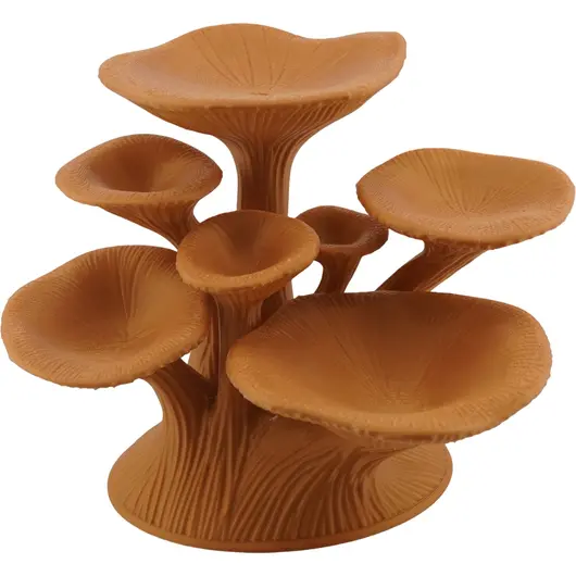 Suport pentru cristale model ciuperca - galben inchis