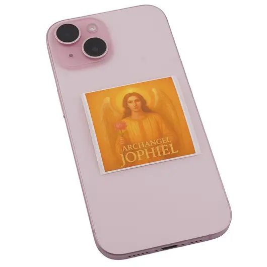 Abtibild sticker Arhanghelul JOPHIEL, Ingerul frumusetii si al inspiratiei, 51mm, imagine 3