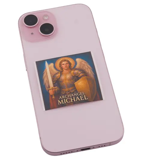Abtibild sticker Arhanghelul MICHAEL, Ingerul protectiei si curajului, 51mm, imagine 3