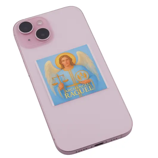 Abtibild sticker Arhanghelul RAGUEL, Ingerul justitiei si al armoniei, 51mm, imagine 3