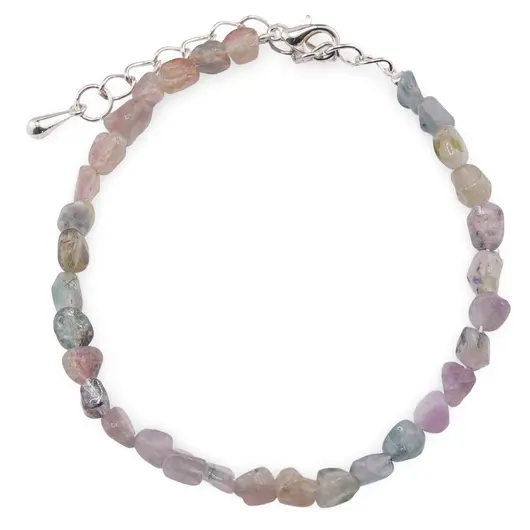 Bratara Turmalina multicolora neregulata 4-6mm