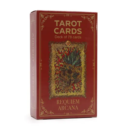 Carti de tarot Requiem Arcana cu ghid - 78 de carti