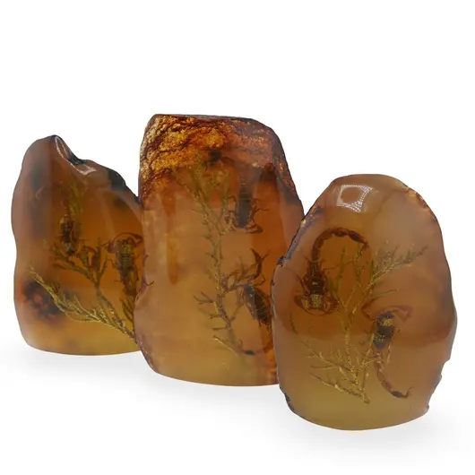 Decoratiune scorpion in rasina, 10cm, imagine 3