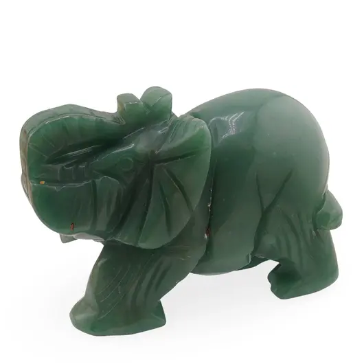 Figurina gravata elefant din Aventurin - 10cm, imagine 2