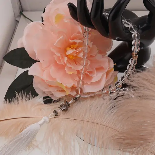 Matanii pietre semipretioase Cristal de stanca 10mm, imagine 2