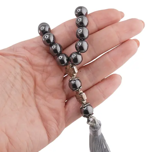 Matanii pietre semipretioase Hematit 10mm, imagine 3